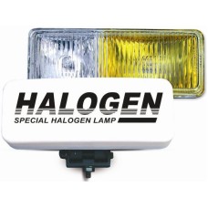 Лампа галогенная AVS Противотуманные фары галогенные (H3) PF-116H (белый-желтый, 12V 55A H3, корп. пластик, рифл. ст)