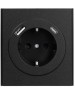 KRANZ Розетка STRONG 1-ая с/з с/у з/ш 16А с USB A+C быстрой зарядки 5В/3А антрацит