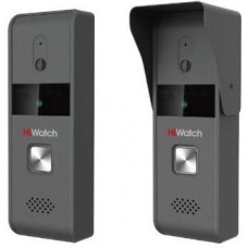 HIWATCH Видеопанель DS-D100P, цветная, накладная, темно-серый