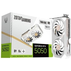 Видеокарта ZOTAC Видеокарта RTX5050 TWIN EDGE OC WHITE ED 8GB GDDR6 128bit 3xDP HDMI 2FAN MEDIUM PACK