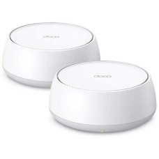 TP-LINK Бесшовный Mesh роутер Deco BE25, Wi-Fi 7, BE3600, 2.4/5ГГц, 2 WAN/LAN, белый, 2 шт. в комплекте [deco be25(2-pack)]
