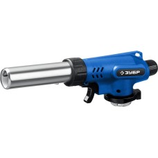 ЗУБР ГП-500, 1300°C, увеличенный выход пламени, газовая горелка с пьезоподжигом на баллон с цанговым соединением, Профессионал (55552)