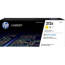Картридж лазерный HP Картридж лазерный 212X W2122X желтый бар.в компл. (10000стр.) для CLJ Enterprise M554/M555