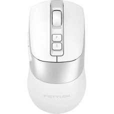 Мышь A4TECH Мышь Fstyler FB50CS Plus белый оптическая 3200dpi silent беспров. BT/Radio USB 7but