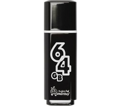 USB флеш SMARTBUY (SB64GBGS-K) 64GB GLOSSY SERIES BLACK