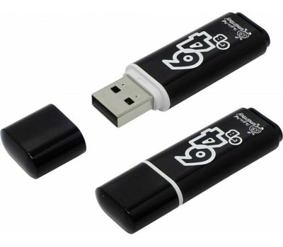 USB флеш SMARTBUY (SB64GBGS-K) 64GB GLOSSY SERIES BLACK