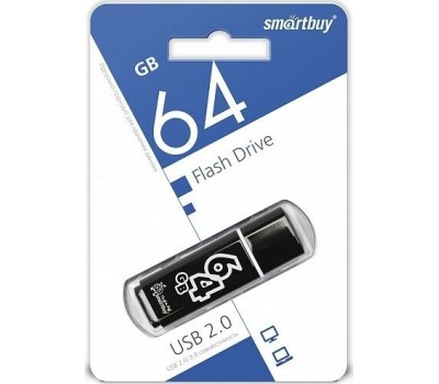USB флеш SMARTBUY (SB64GBGS-K) 64GB GLOSSY SERIES BLACK