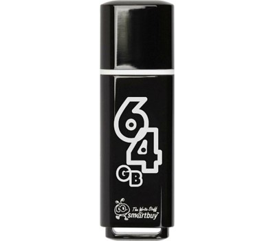 USB флеш SMARTBUY (SB64GBGS-K) 64GB GLOSSY SERIES BLACK