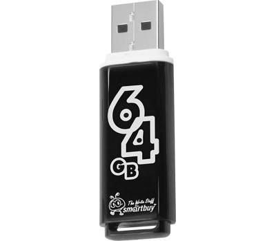 USB флеш SMARTBUY (SB64GBGS-K) 64GB GLOSSY SERIES BLACK