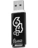 USB флеш SMARTBUY (SB64GBGS-K) 64GB GLOSSY SERIES BLACK