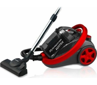 Безмешковый пылесос CENTEK CT-2520 черный/красный