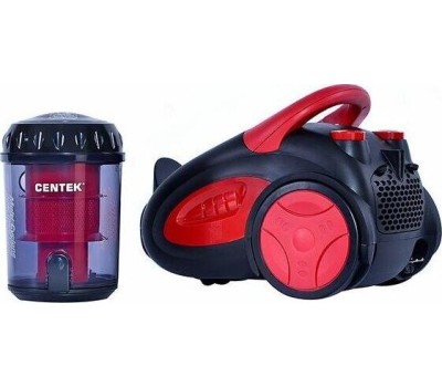 Безмешковый пылесос CENTEK CT-2520 черный/красный