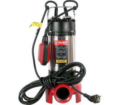 Насос ЗУБР НПФ-1100-Р Насос фекальный погружной для загрязненной воды