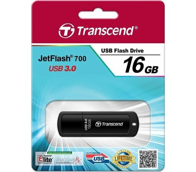 флешка TRANSCEND (TS16GJF700) 16GB JETFLASH 700 USB3.0 черный
