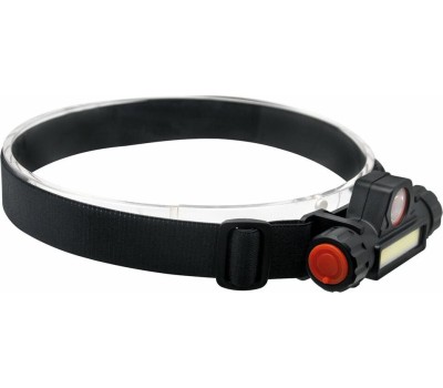 Фонарь налобный RITTER 56206 5 LED COB 5Вт+3Вт/1200мАч/210Лм/IP44 черный