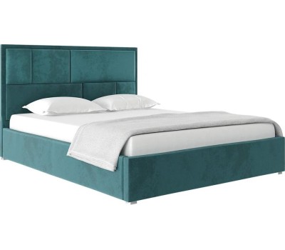 Кровать интерьерная НК-МЕБЕЛЬ MADISON new кровать 1600х2000 Велюр Бирюзовый 72305908 (2 кор.)
