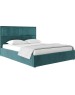 Кровать интерьерная НК-МЕБЕЛЬ MADISON new кровать 1600х2000 Велюр Бирюзовый 72305908 (2 кор.)
