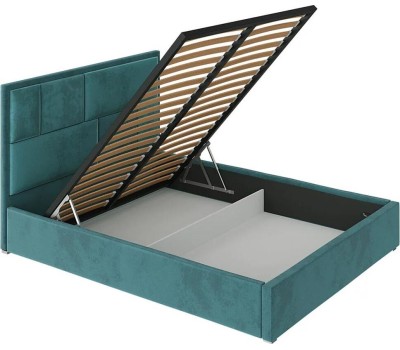 Кровать интерьерная НК-МЕБЕЛЬ MADISON new кровать 1600х2000 Велюр Бирюзовый 72305908 (2 кор.)