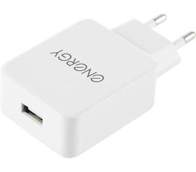 ENERGY Сетевое зарядное устройство ET-32, 2,1А, цвет - белый (104290)