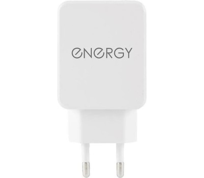 ENERGY Сетевое зарядное устройство ET-32, 2,1А, цвет - белый (104290)