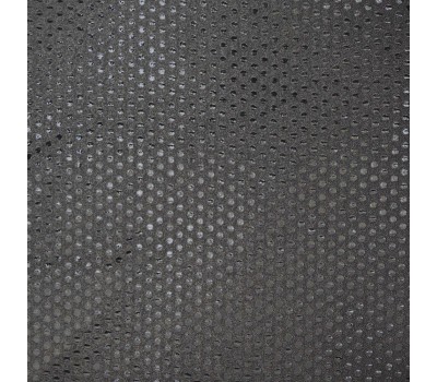 Штора САНАКС 06-12 Штора для ванной комнаты, ГРАФИТ матовая, рельефная, с кольцами, 180 х180 см. PEVA