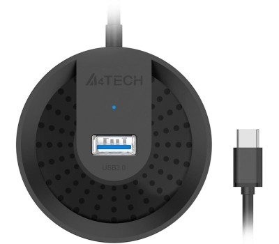 A4TECH Разветвитель USB 3.0 HUB-30C 4порт. черный