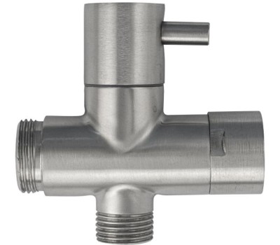 Дивертор к смесителю МАГНУС 7123 Дивертор к смесителю в ванную из нержавеющей стали, металлокерамика