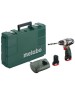 METABO Дрель-шуруповерт PowerMaxx BS Basic аккум. патрон:быстрозажимной (кейс в комплекте) (600080500)