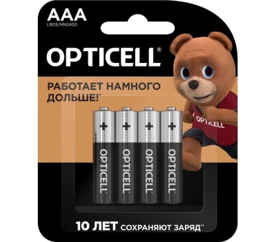 OPTICELL Батарея Basic LR03 AAA (4шт) блистер