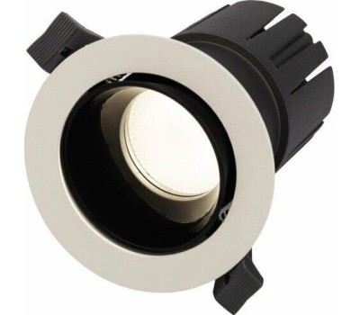 REXANT Светильник встраиваемый поворотный Horeca Dark Light с антиослепляющим эффектом 12 Вт 4000 К Oval LED WHITE