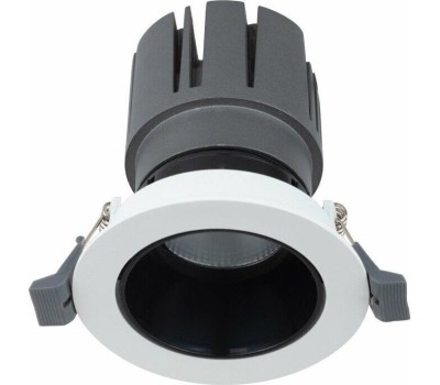 REXANT Светильник встраиваемый поворотный Horeca Dark Light с антиослепляющим эффектом 12 Вт 4000 К Oval LED WHITE