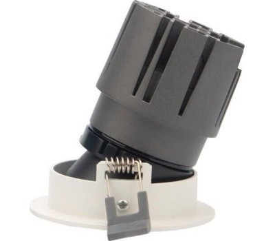 REXANT Светильник встраиваемый поворотный Horeca Dark Light с антиослепляющим эффектом 12 Вт 4000 К Oval LED WHITE