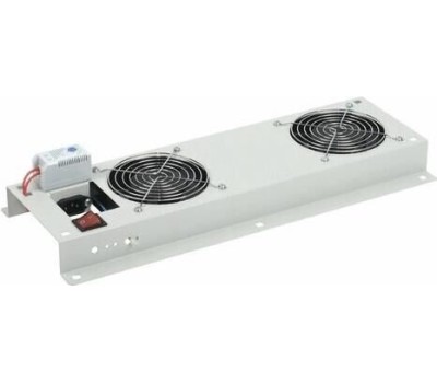 ITK Панель вентиляторная (FM35-22M) 2 вент. с термостатом серый