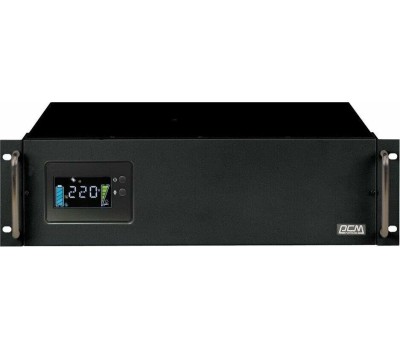 PowerCom King Pro RM KIN-3000AP LCD (3U) ИБП {Line-Interactive, 3000VA/2400W, Rack, 6х С13, Serial+USB, SmartSlot, RS-232} (1152615)