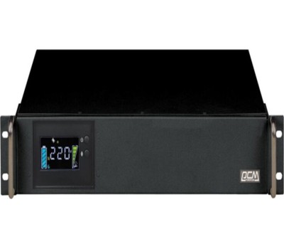 PowerCom King Pro RM KIN-3000AP LCD (3U) ИБП {Line-Interactive, 3000VA/2400W, Rack, 6х С13, Serial+USB, SmartSlot, RS-232} (1152615)