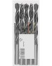 Сверло СИБРТЕХ Сверло по металлу, 10 мм, быстрорежущая сталь, 5 шт, цилиндрический хвостовик 722955