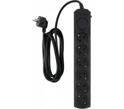 Сетевой фильтр IPPON Сетевой фильтр NF-EU-3-10, 3м, черный