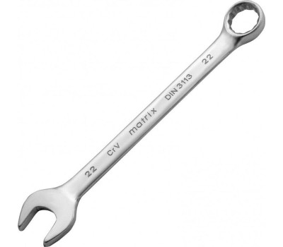 Комбинированный ключ MATRIX Ключ комбинированный, 18 мм, CrV, полированный хром 15162