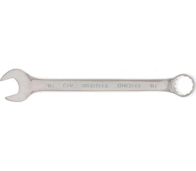 Комбинированный ключ MATRIX Ключ комбинированный, 18 мм, CrV, полированный хром 15162