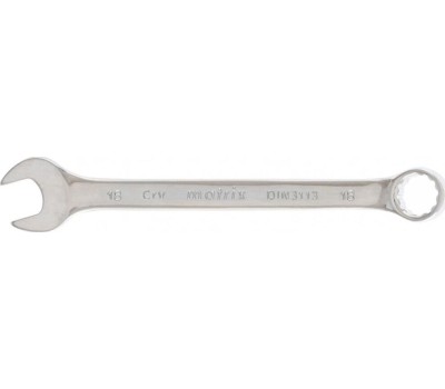 Комбинированный ключ MATRIX Ключ комбинированный, 18 мм, CrV, полированный хром 15162