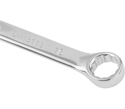 Комбинированный ключ MATRIX Ключ комбинированный, 18 мм, CrV, полированный хром 15162