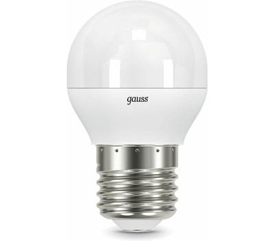 GAUSS Лампа LED E27, шар, 9.5Вт, одна шт. [105102210]