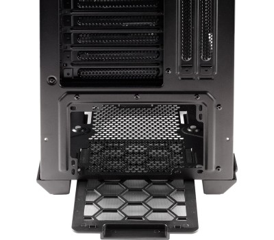 Корпус для ПК XPG Корпус DEFENDER BLACK [DEFENDER-BKCWW] (Midi-Tower, черный, TG, 120mm fan*3)