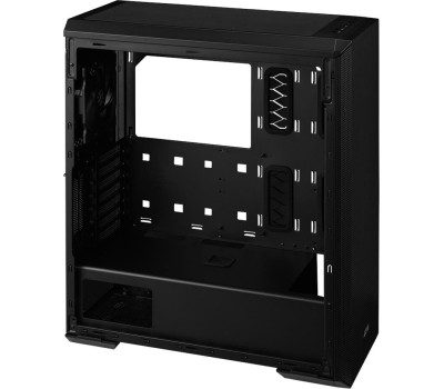 Корпус для ПК XPG Корпус DEFENDER BLACK [DEFENDER-BKCWW] (Midi-Tower, черный, TG, 120mm fan*3)