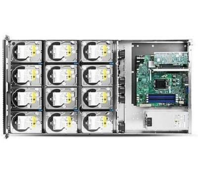 Корпус для ПК CHENBRO Корпус RM14500H01*13640 1U,12BAY HDD,W/REAR WINDOW+MINI SAS CABLE,SINGLE( ,SR/SK),REV.A01