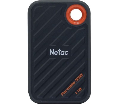 внешний диск NETAC 1ТБ Внешний диск SSD ZX20L NT01ZX20L-001T-32BK, USB-C, запись - 1800МБ/с, чтение - 2000МБ/с, черный