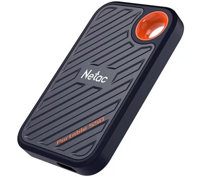 внешний диск NETAC 1ТБ Внешний диск SSD ZX20L NT01ZX20L-001T-32BK, USB-C, запись - 1800МБ/с, чтение - 2000МБ/с, черный