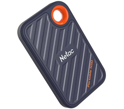 внешний диск NETAC 1ТБ Внешний диск SSD ZX20L NT01ZX20L-001T-32BK, USB-C, запись - 1800МБ/с, чтение - 2000МБ/с, черный