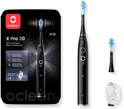 Зубная щетка электрическая OCLEAN Электрическая зубная щетка X Pro 20 (Чёрный) (N1804)