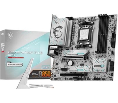 Материнская плата MSI Материнская плата B850M GAMING PLUS WIFI B850, AM5, 4*DDR5, 4*PCIEx16, 1*PCIEx1, 3*M.2, 3*TypeC, 1*USB3.2Gen2, 5*USB3.2Gen1, 8*USB2.0, 4*SATA3.0, 5G, DP, ATX, RTL